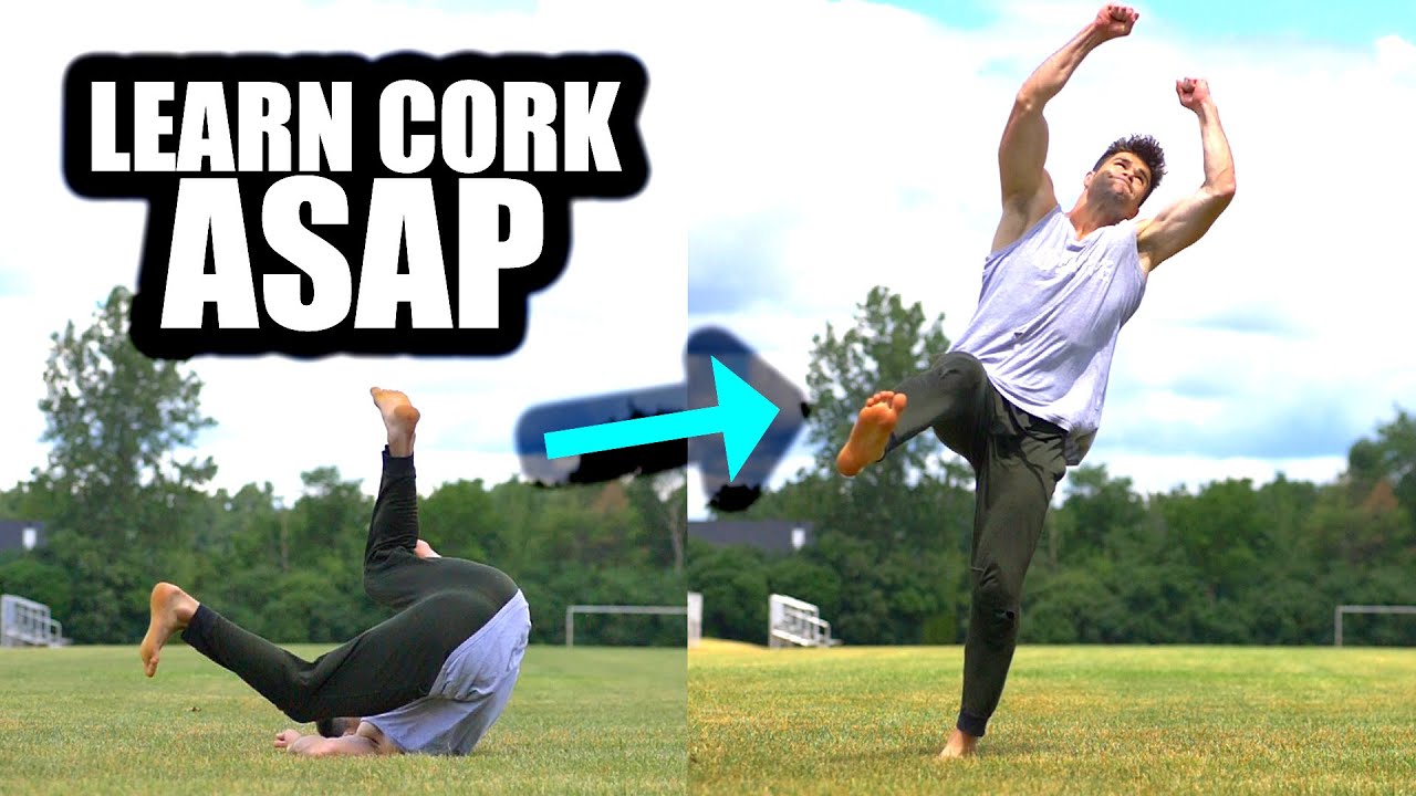 Learn to do a Cork Fast - By Morphing a Simple Front Roll Into A Spin Twist