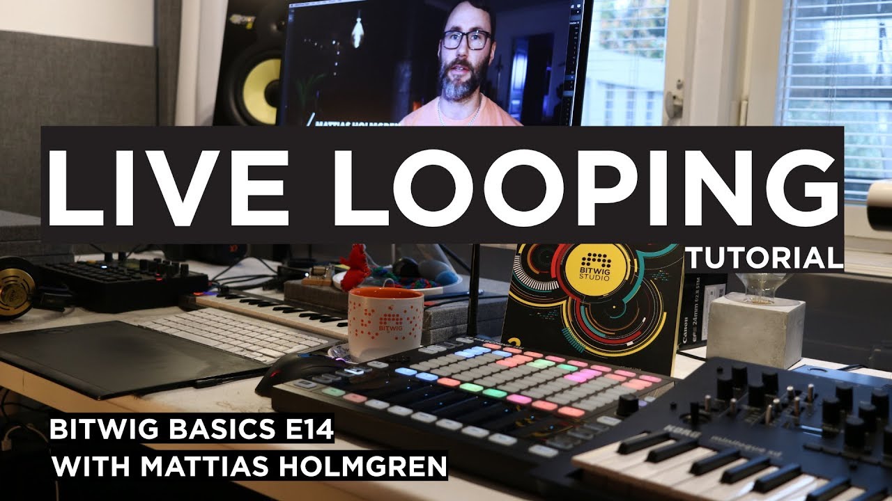 LIVE LOOPING Software Looper PC/MAC - Bitwig Basics E14
