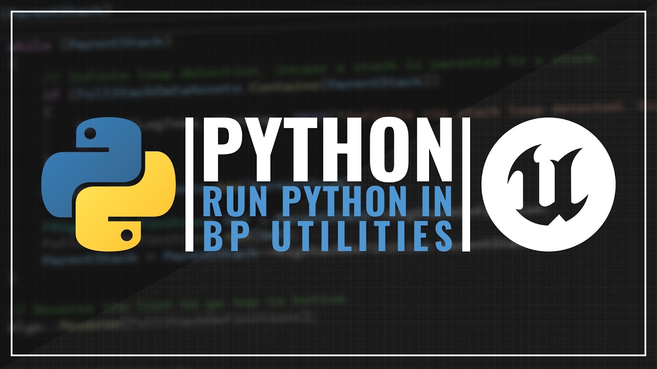 Run Python In Blueprints Utilities - Build Editor Tools! Unreal Engine 5 Tutorial