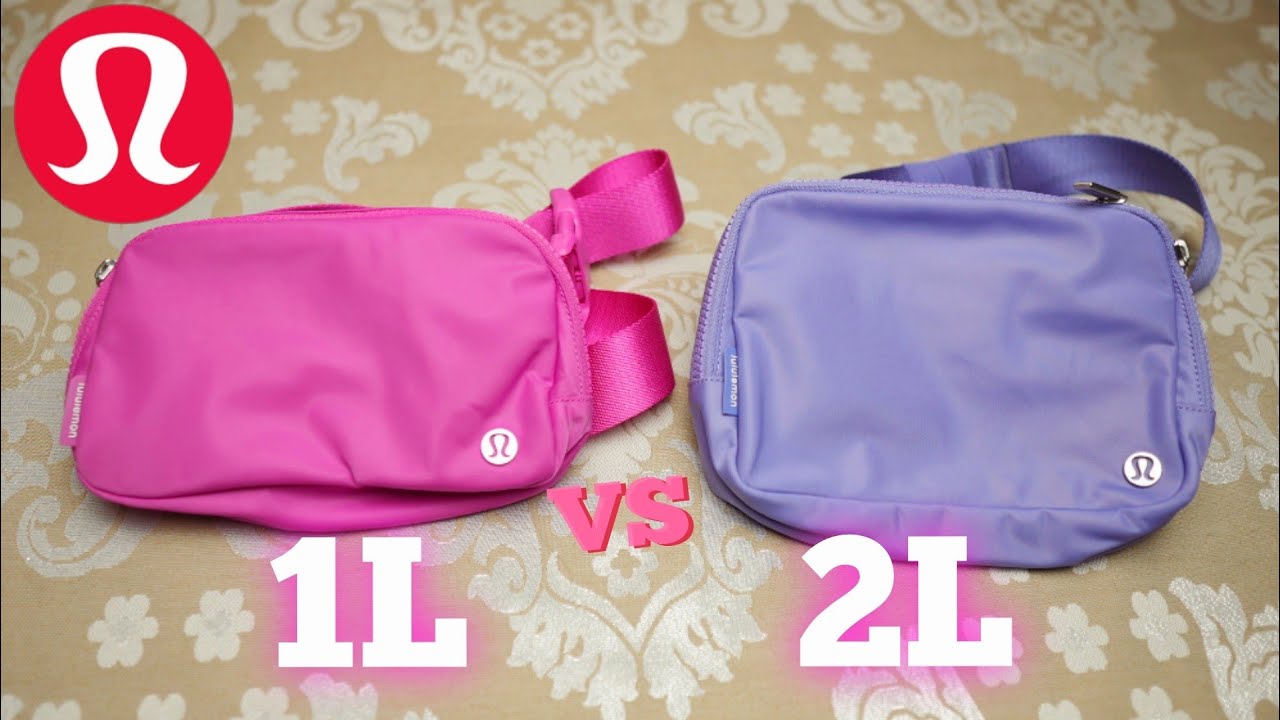 Поясная сумка LULULEMON Everywhere 1 л против 2 л