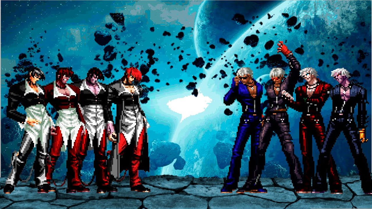 [KOF Mugen] Orochi Iori Team vs K Dash Team