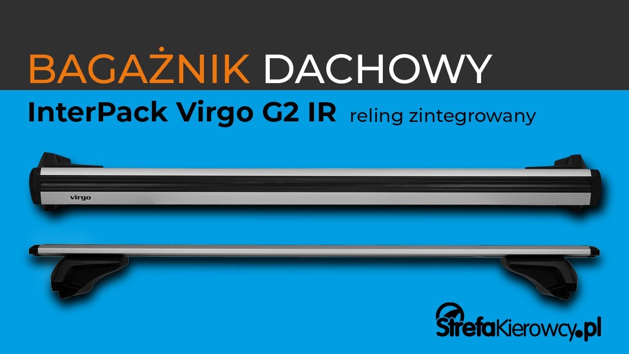 Bagażnik bazowy Inter Pack Virgo G2 na reling zintegrowany - belki dachowe