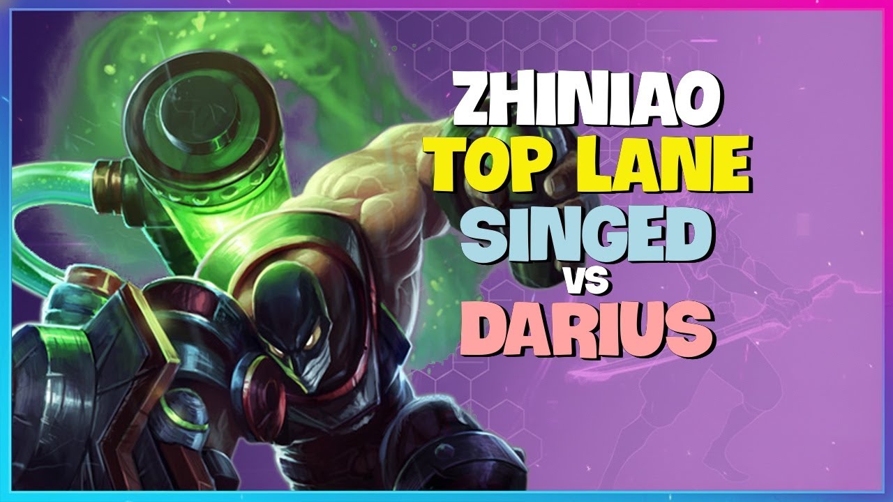 Rank 1 Singed Macro Masterclass: How ZhiNiao Outplays Challenger (Engsub)