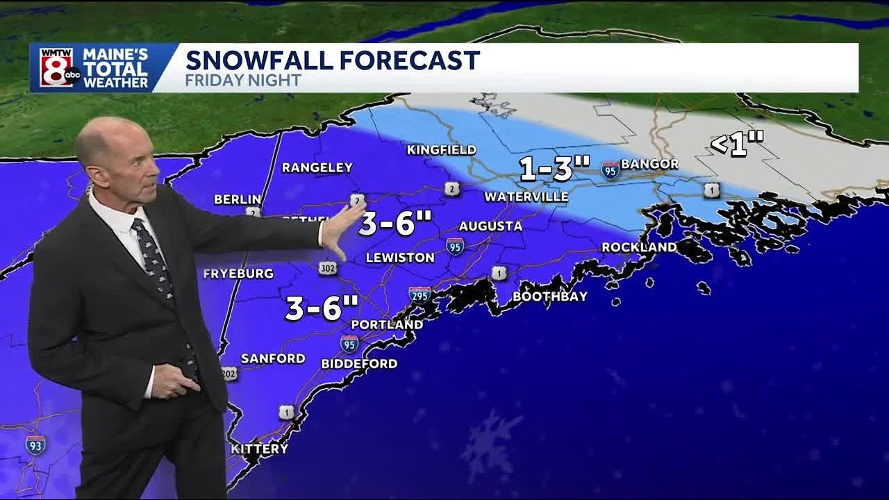 Sunny tomorrow before more snow arrives Friday