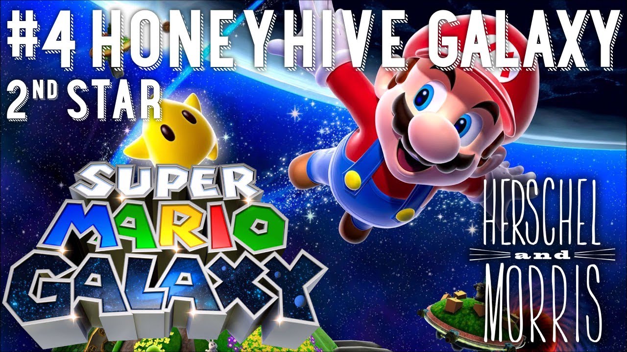 4 Super Mario Galaxy Honeyhive Galaxy (2nd Star)