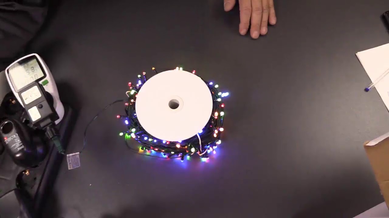 AUFUN LED Lichterkette Außen Bunt Außenlichterkette Weihnachtsbeleuchtung Wasserdicht IP44