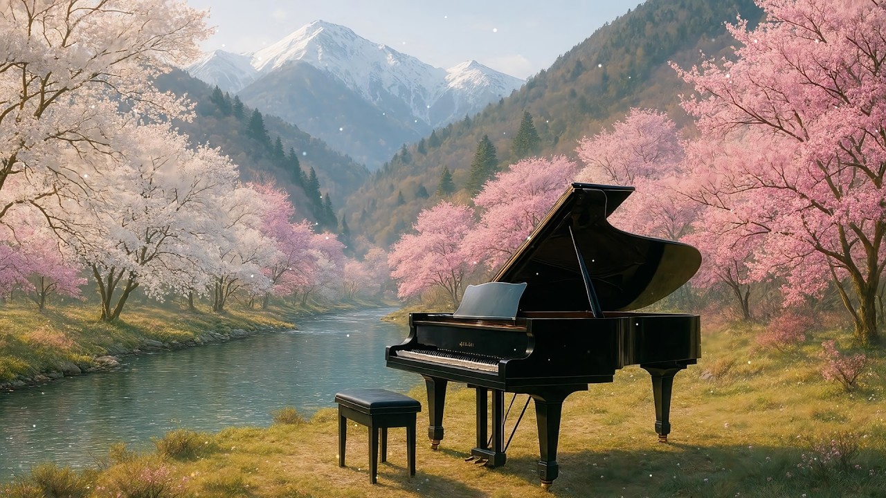 【癒しの河津桜／ピアノ】穏やかな春の風景と心安らぐヒーリング音楽【Healing Piano Music】