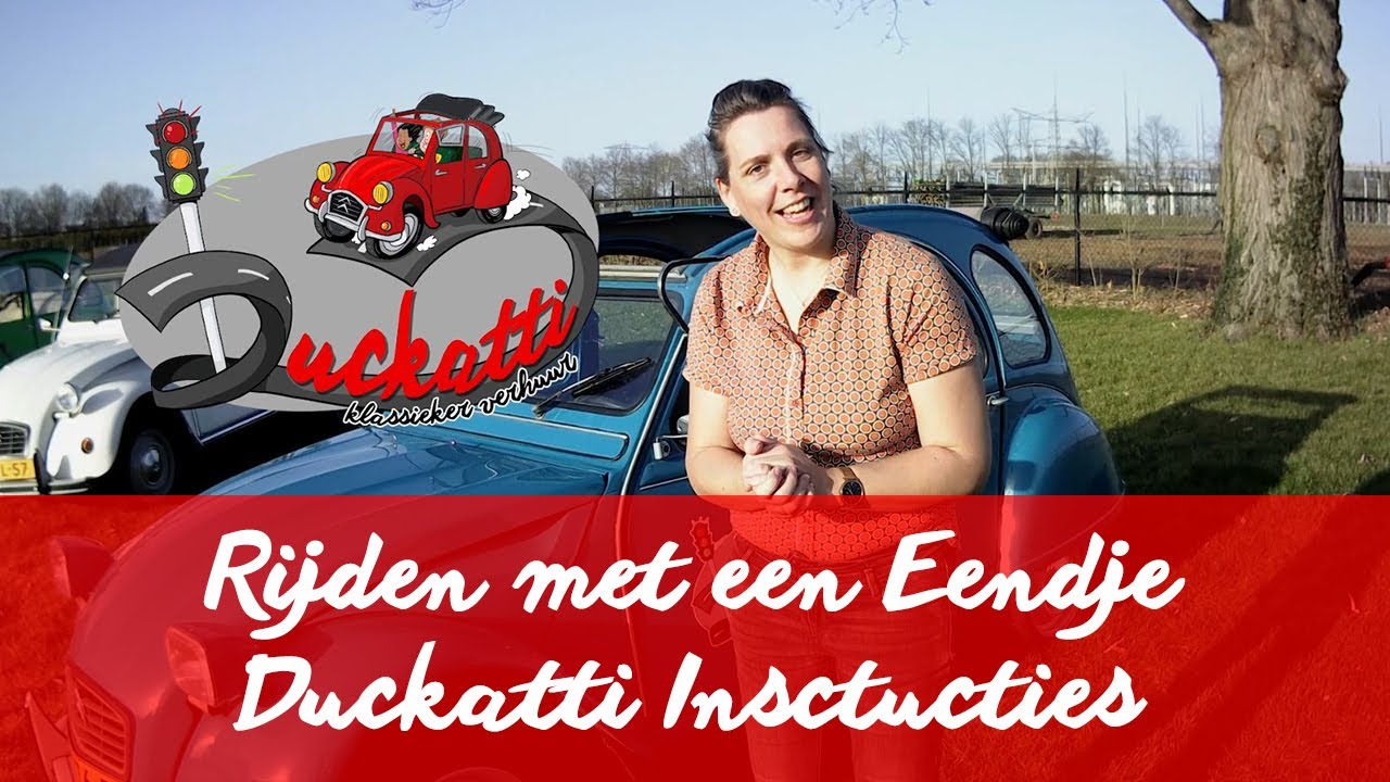 Rijden met een 2CV eendje - Duckatti Insctucties