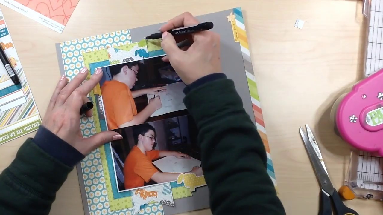 Scrapbook Process #171: 4h-2 (The ScrapRoom)