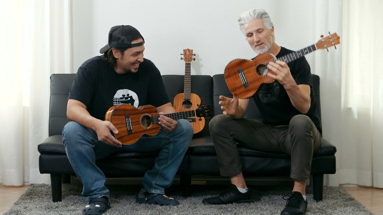 Kamaka HF-3 vs HF-3D and HF-3-D2 Tenor Ukulele Comparisons