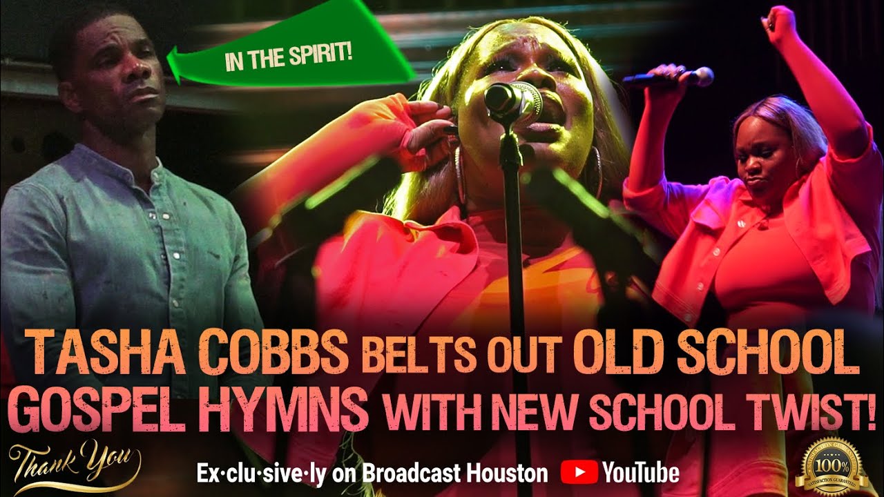 KIRK FRANKLIN Mesmerized As TASHA COBBS SINGS JESUS is the SWEETEST NAME @ Hymns Album Release 2022