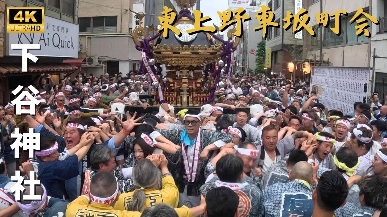 【下谷神社】東上野車坂町会　～2024年本社神輿～