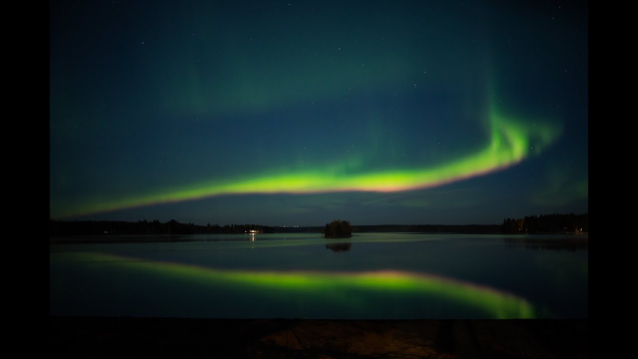 Norrsken sept 2023 norr om Umeå