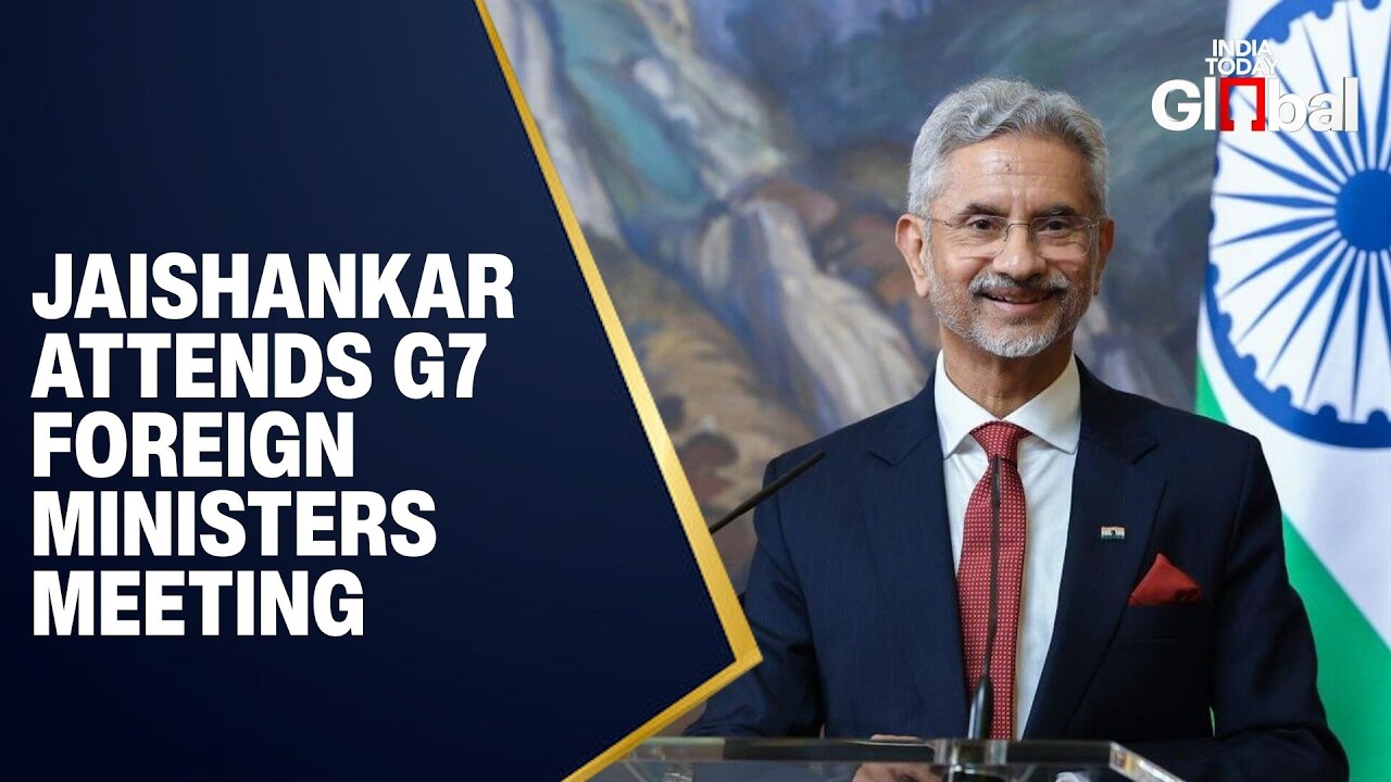 LIVE: Jaishankar Joins G7 Foreign Ministers Meet on Ukraine, West Asia & Security