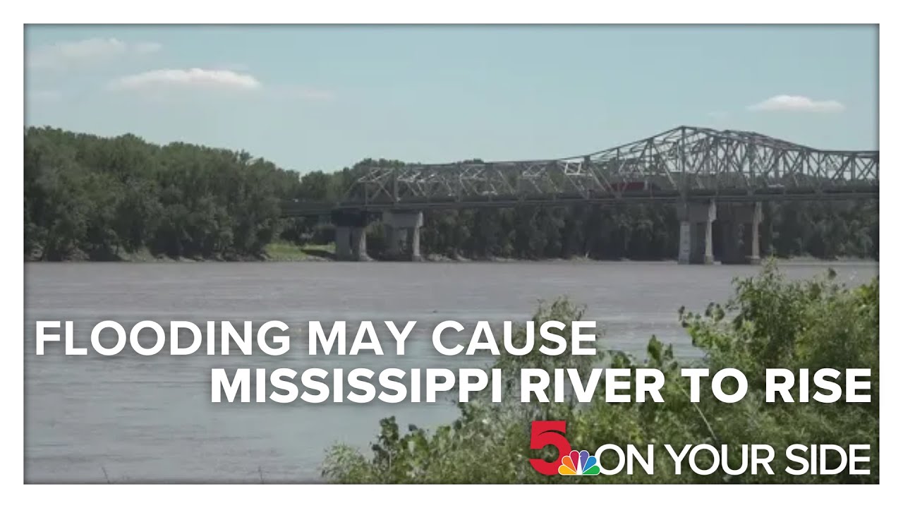 Flooding upstate of St. Louis may cause Mississippi river to rise