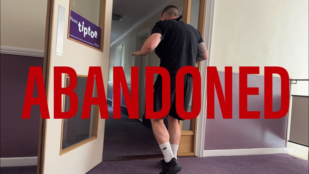 SNEAKING AROUND ABANDONED PREMIER INN… Security on sight!!!
