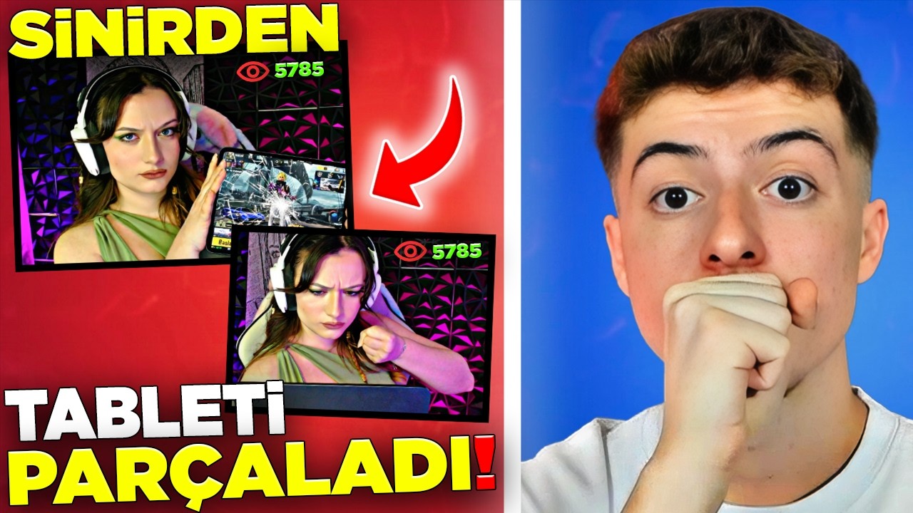 BANA SALLAYAN KADIN YAYINCIYI GHOSTLADIM! 😱 (TABLETİ KIRDI) | PUBG MOBİLE