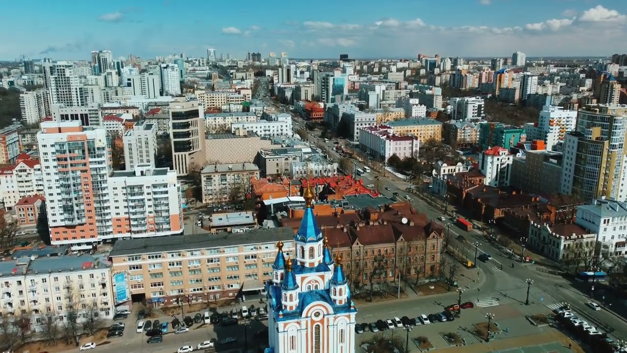 Хабаровск,город который я люблю Dji Mavic Mini 2 cinematic 4k video