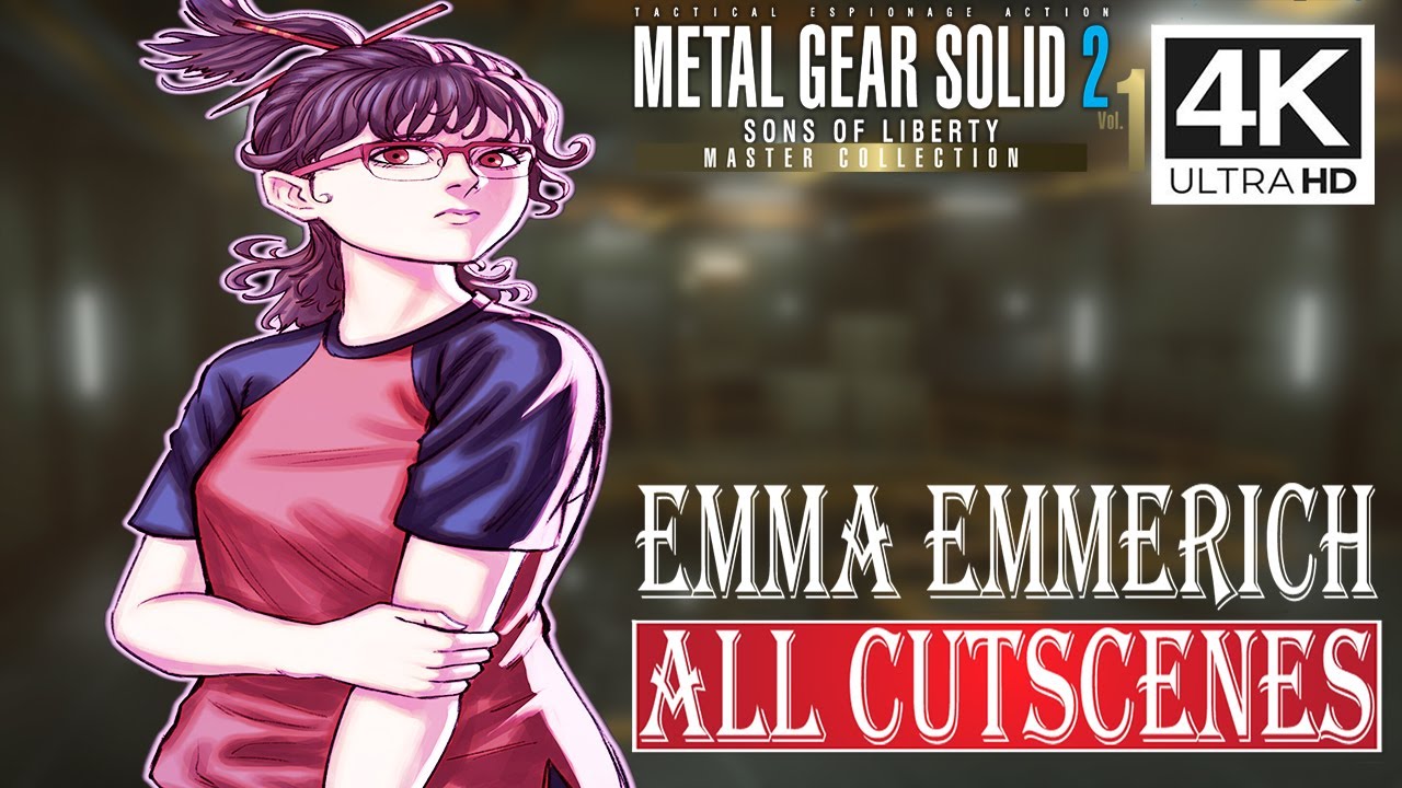 METAL GEAR SOLID 2 MASTER COLLECTION Vol.1 - Emma Emmerich (ALL CUTSCENES)✔️4K ᵁᴴᴰ 60ᶠᵖˢ PS5