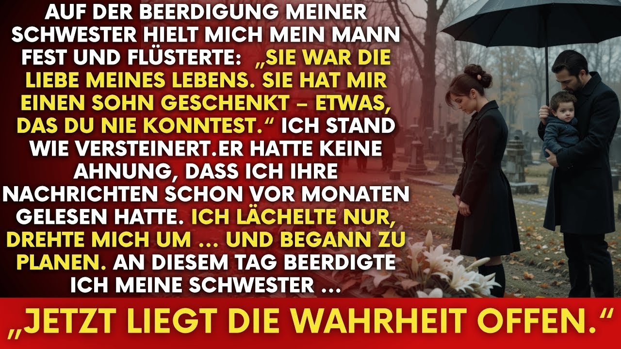 „Mein Mann flüsterte mir bei der Beerdigung die Wahrheit – und ahnte nicht, dass ich sie kannte “
