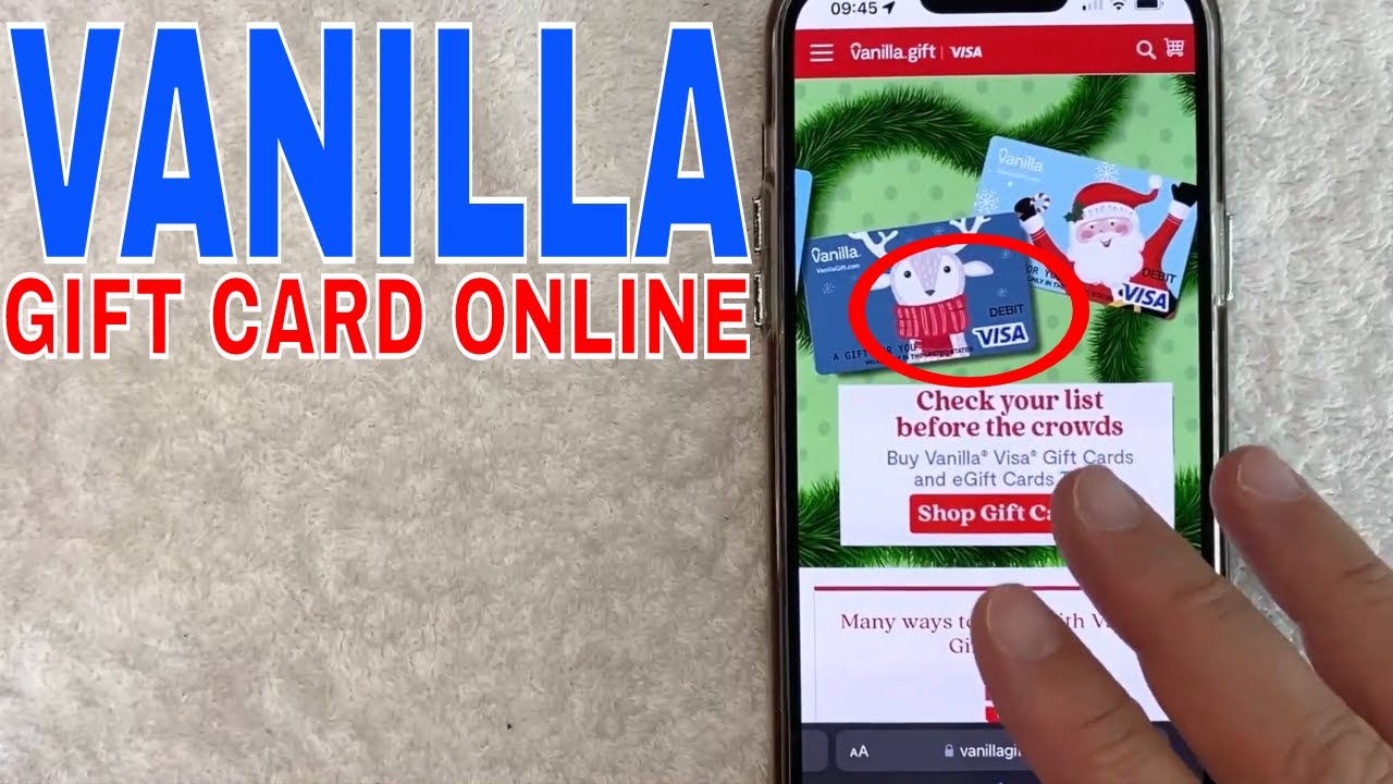 ✅  How To Buy Vanilla Visa Gift Card Online 🔴
