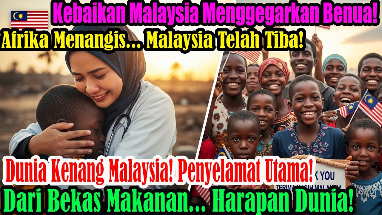 Malaysia kecil, berhati besar! Hantar doktor & makanan ke Afrika, nyalakan harapan benua! dunia ini!