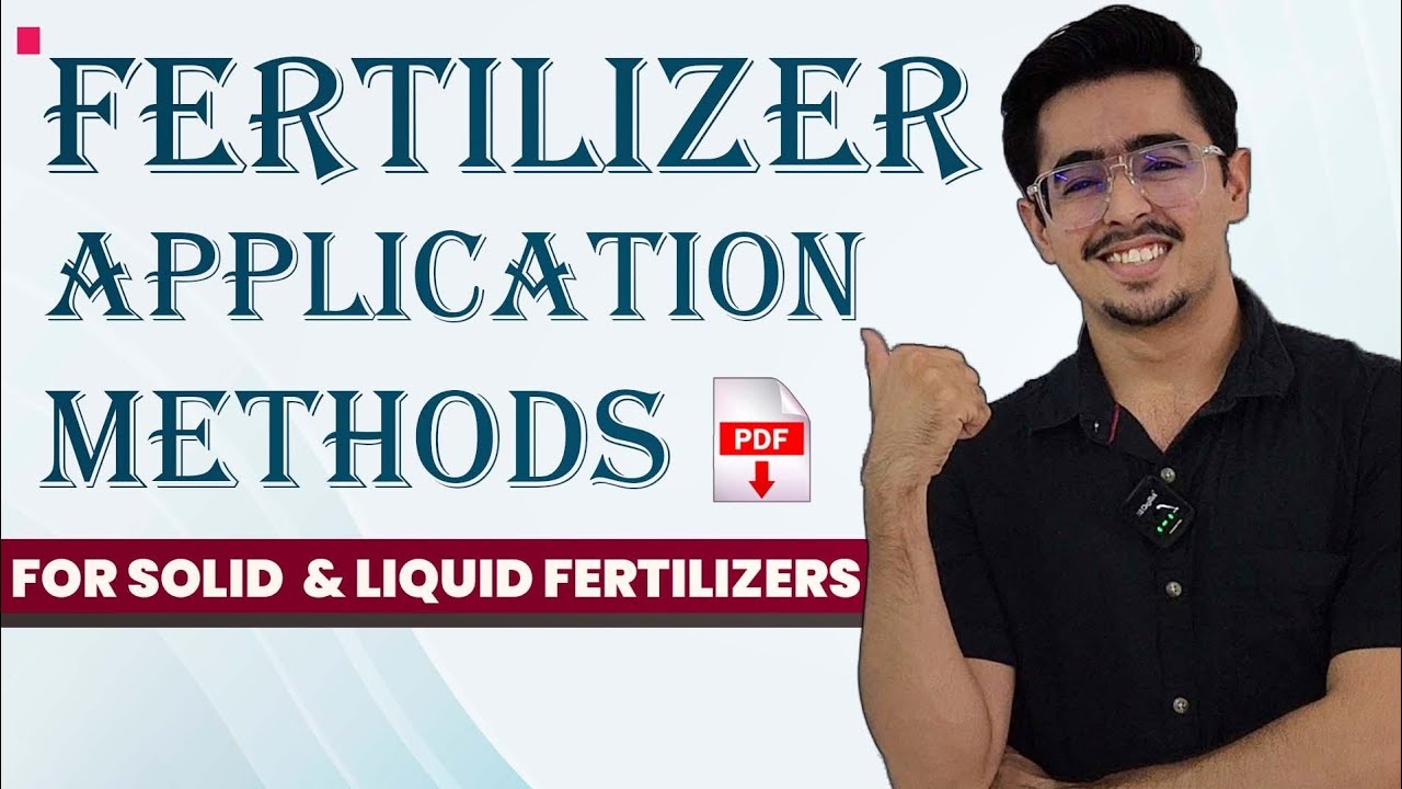 Fertilizer Application Methods #agronomy #icarjrf #soilscience