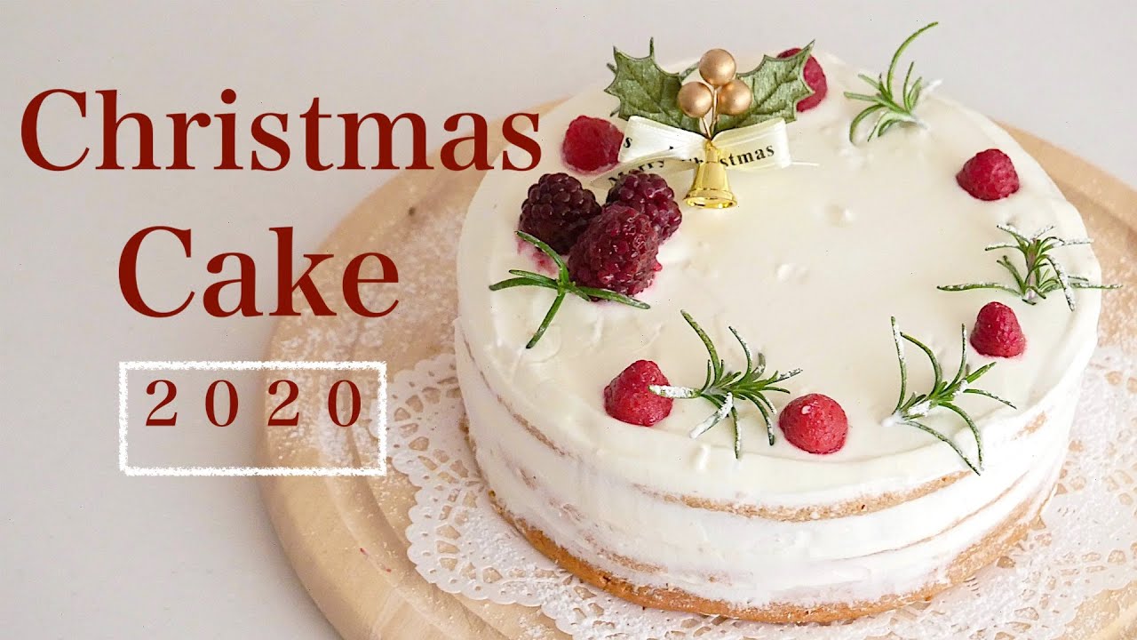 （クリスマスケーキ）しっとりきめ細やかな「スポンジケーキ」の作り方　How to make a moist  