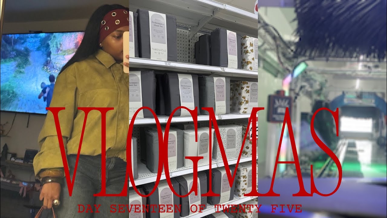 VLOGMAS DAY 17| Running Errands| Carwash| Getting Dressed + MORE