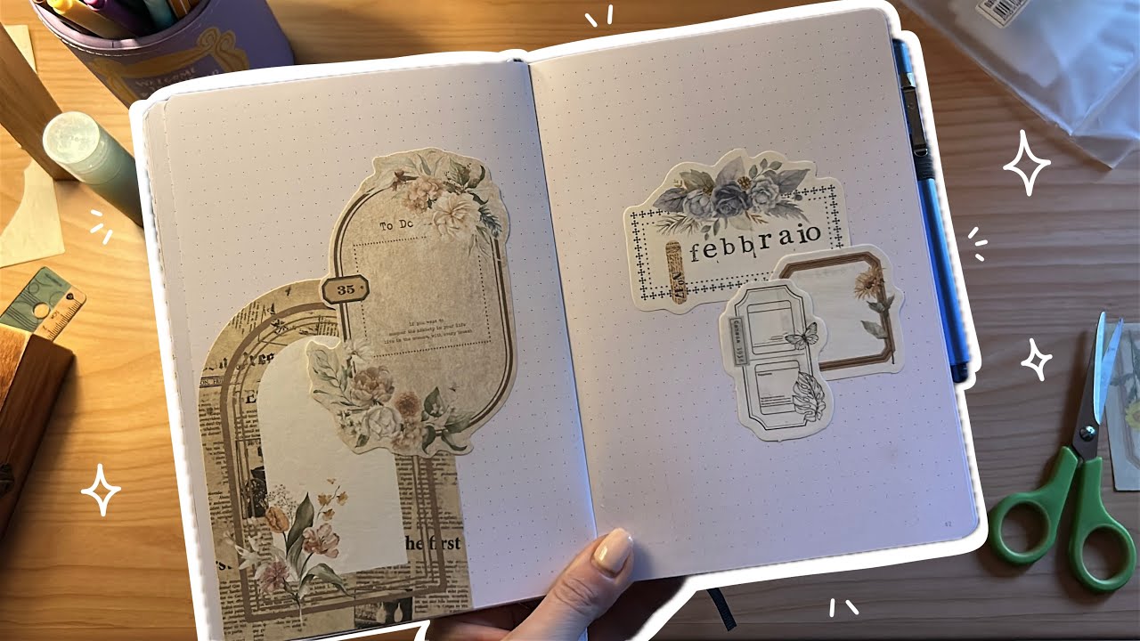 prepariamo insieme FEBBRAIO in SCRAPBOOKING ✂️