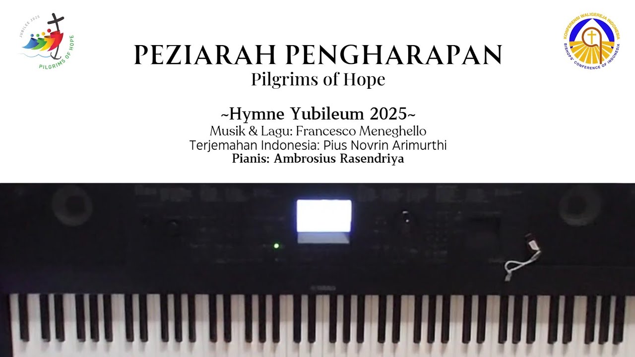 Peziarah Pengharapan - Hymne Yubileum 2025 - Minus one - Dengan partitur not angka SATB