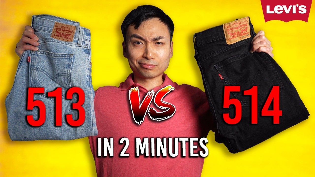 Какие джинсы лучше? | Levi's 513 Slim Straight против 514 Straight