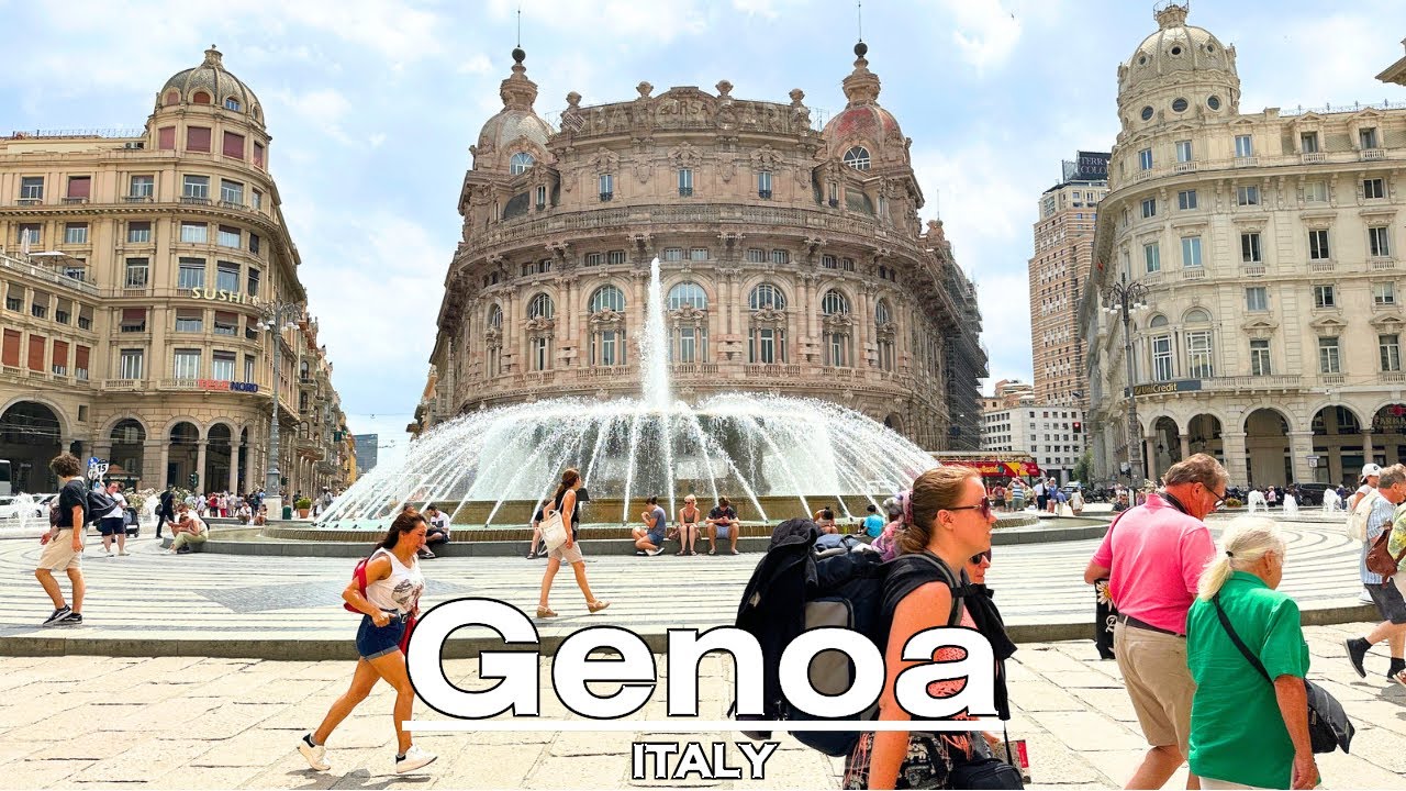 Exploring Genoa, Italy | A Walking Tour from Old Port to Arco della Vittoria [4K, 60fps]