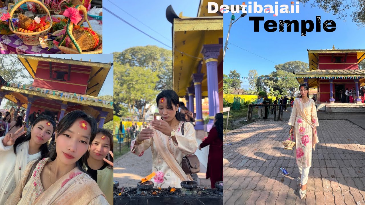 DEUTIBAJAII TEMPLE SURKHET 💛Kati paxi darsan  garna gaiyo!🥰@Shantamgrx 