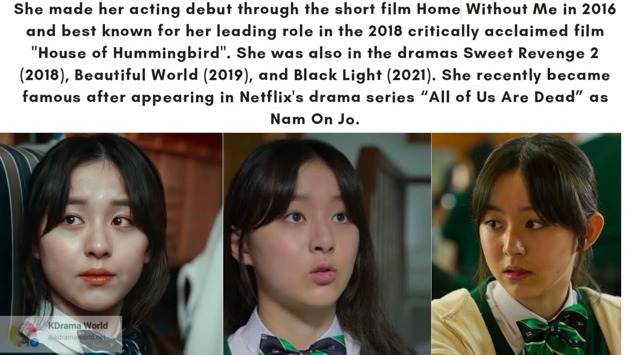 Park Ji Hoo Most Beautiful Korean Actress #parkjihoo #allofusaredead
