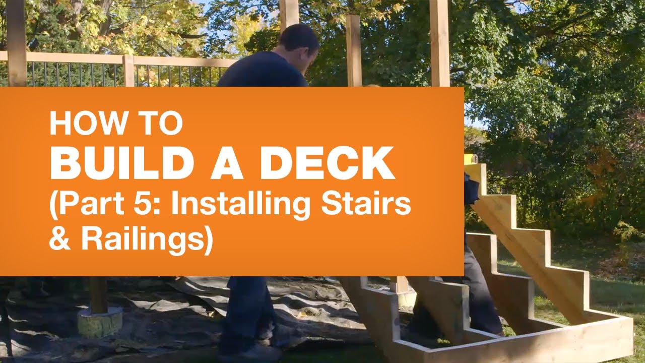 How to Build Deck Railings & Stairs (How to Build a Deck Part 5/5)