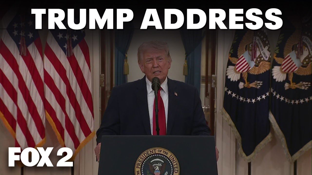 Полное обращение президента Трампа к нации по поводу войны с Ираном.