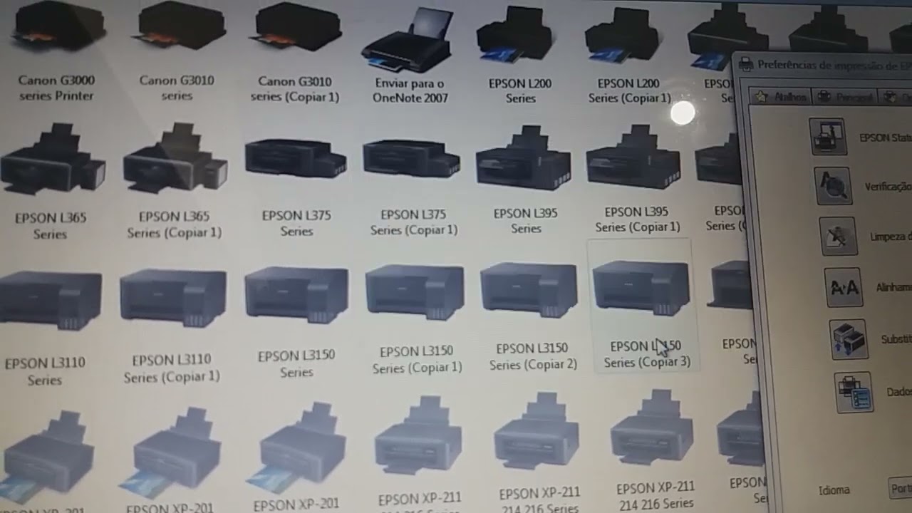 Minha impressora Epson está imprimindo com sombra?
