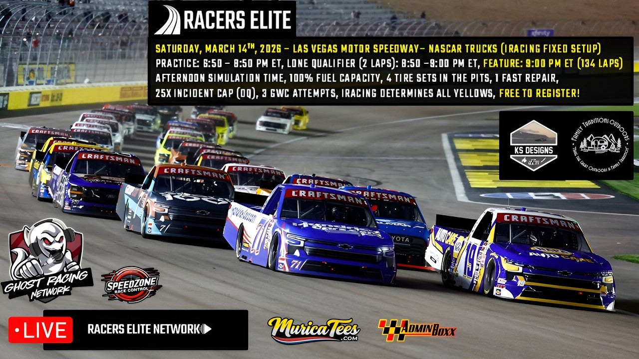 Racers Elite | Las Vegas Motor Speedway | Ghost Racing Network