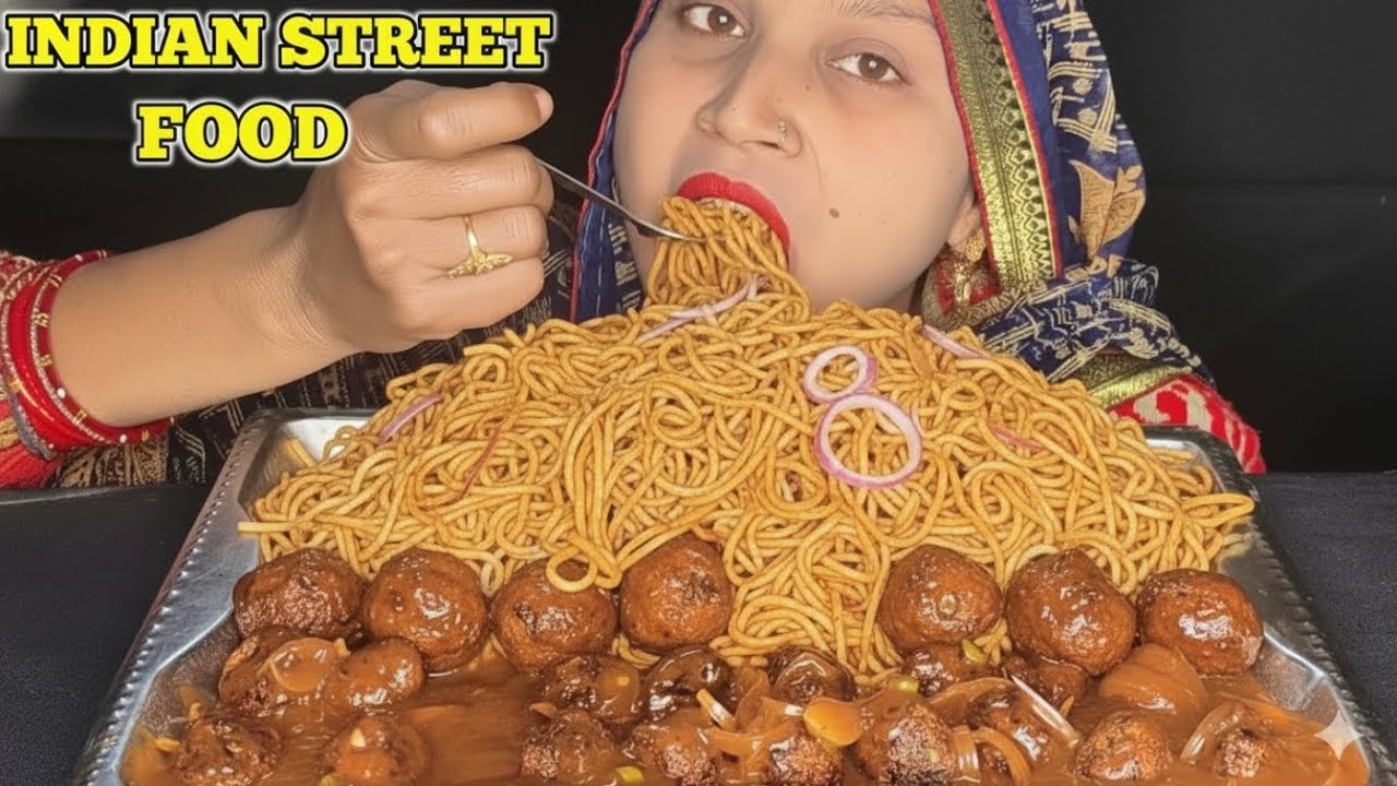 Desi Style Spicy Chowmein & Manchurian Challenge! 🌶️ | आज तो हद हो गई! 😱