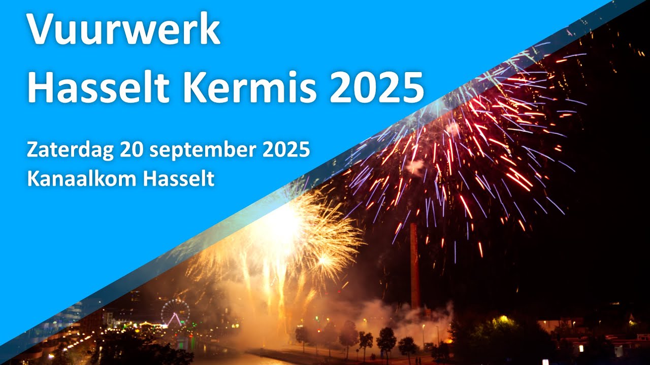 Vuurwerk Hasselt Kermis 2025