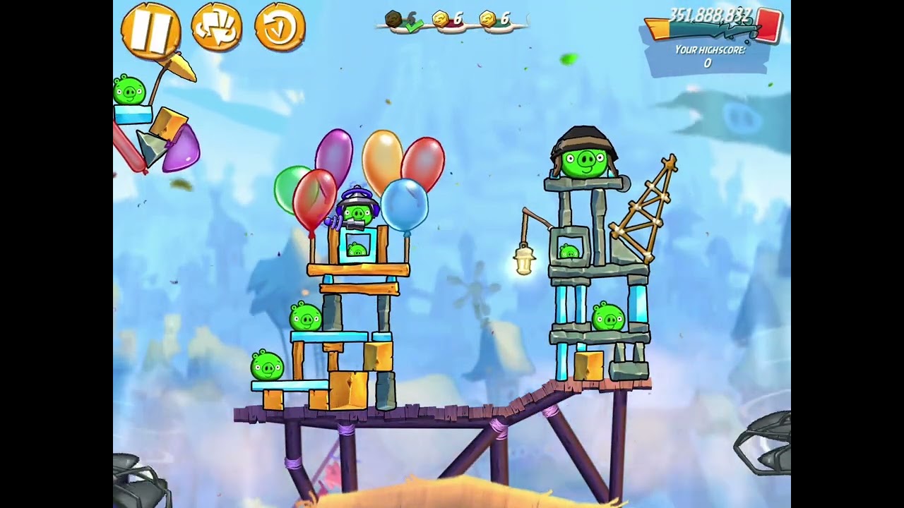 MEBC with 2 Bonus Birds, 10 rm - No Red,Blues,Chuck,Hal - Mighty Eagle Bootcamp, Angry Birds 2  