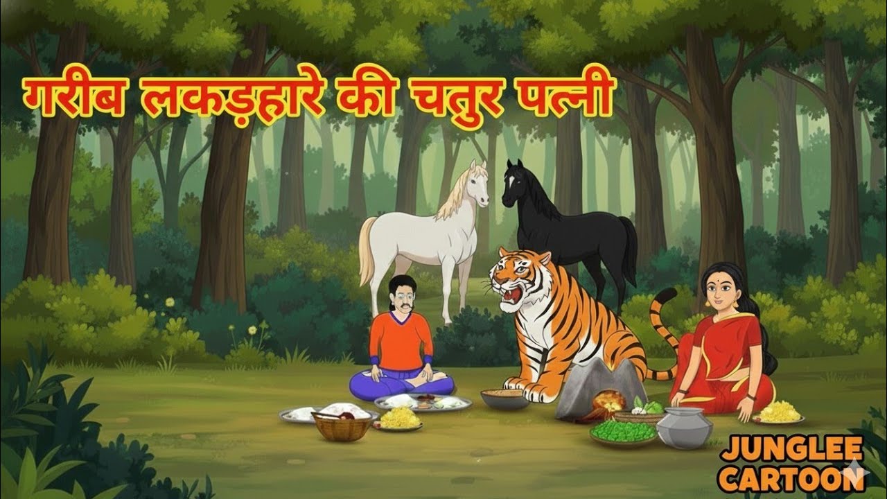 लकड़हारे की चतुर पत्नी | woodcutter ki chaturr patni hindi kahani#moral#hindi#stories