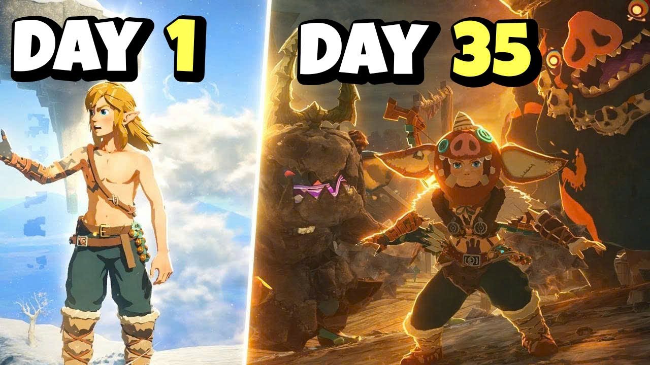 35 ngày KHAI PHÁ vương quốc Hyrule trong Zelda: Tears of the Kingdom (P1-100 ngày)