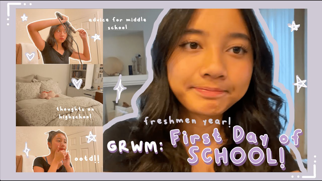 grwm: first day of school freshmen year | 2023