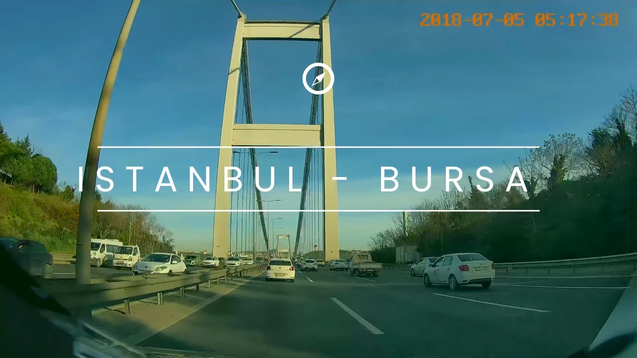 İstanbul - Bursa arası yolculuk (Başlangıç: Taksim, Bitiş: Orhangazi) Aralık 2022