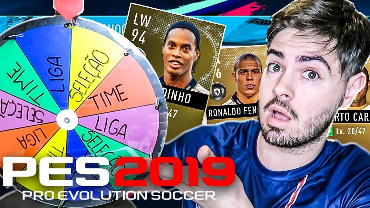 PES DRAFT COM A ROLETA DA SORTE!!! OLHA QUEM VEIO!
