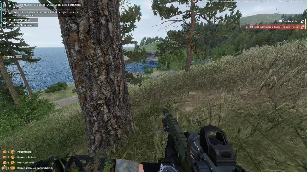 Arma Reforger krasná práce Sevr Postradatelní