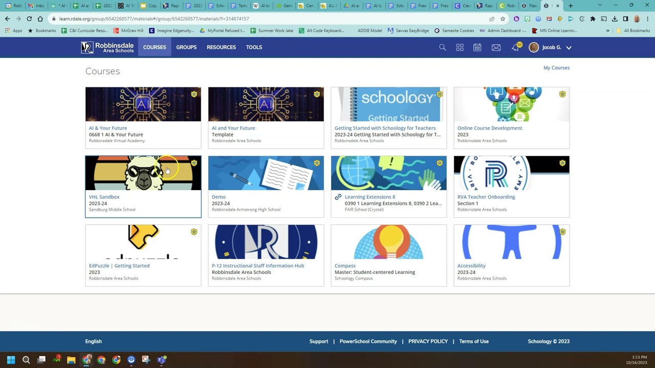 Convert Multiple Schoology Assessments into an Item Bank