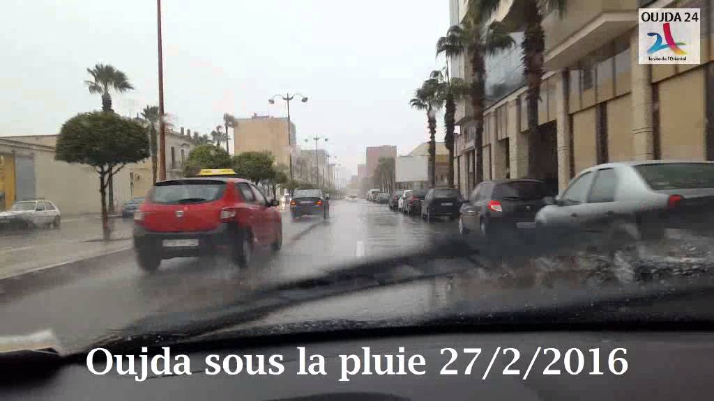 Oujda sous la pluie